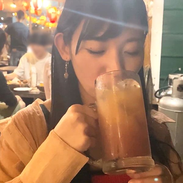 かわいくてノリがよくてエロい浮かれた女子大生とお酒飲んでほろ酔いセックス 膣内に射精しました