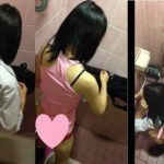K達のトイレ盗撮②(今回は、着替えも有り)