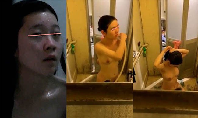 なんという乳！清楚系スレンダーで巨乳に剛毛。マニアにはたまらない瞬間。