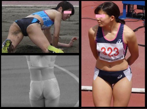陸上女子第七弾☆デジタル一眼８２枚＋赤外線透過動画～社会人路線～