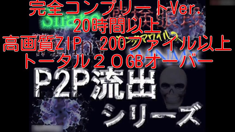 完全コンプリートver.　P2P流出**簿シリーズ　総まとめ　　20時間／200ファイル／20GBオーバー