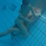 Underwater voyeur in sauna pool 4