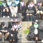 普段からＭ字パンチラ？（ＦＨＤ）お座りＫちゃん！！大変です！！パンツが見えてますよ特別編３