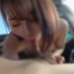 【素人】【初撮り】超美人ですスタイルがたまらん学生が車内で濃厚フェラチオ！！白昼の日差しの中、口内へ大量射精