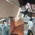 本屋にいた腐女子ちゃんとおまけでちっこいMOB娘をパシャリ