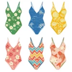 浜辺の汗ばむSジュニアの水着 ⑮