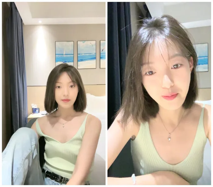 清純な芸大お姉さん！ショートヘアの甘えん坊美女、ホテリー独占ライブで魅了♡