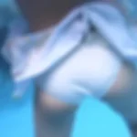 プールで最高の美形JKのケツ＆JKカップル