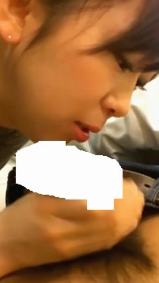 【無修正】その辺にいそうな女性 フェラ 口内