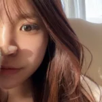 ロングヘアー美女のお汁垂れ流しオナニー