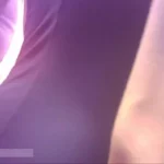 謎の手と水着少女（陸上編）