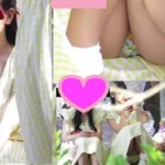 神すぎJK！！おすわりで見えすぎ注意パンチラ！！