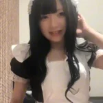 黒髪で超美人！推しのコンカフェ嬢との密会ZOOMビデオ通話