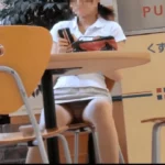 【高画質】フードコートでミニスカパンモロ