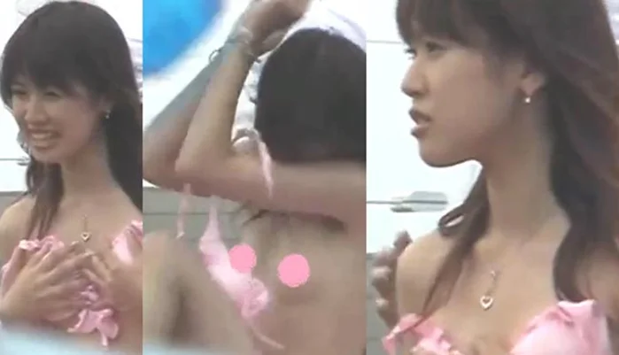 （PC/携帯対応）超ラッキースケベでS級美女の乳首モロ見え！！