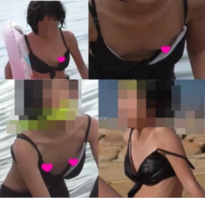 ¡Llega el original para combatir las reediciones! Versión original: «El pene de la chica JK saludando insistentemente desde su bikini holgado ①»
